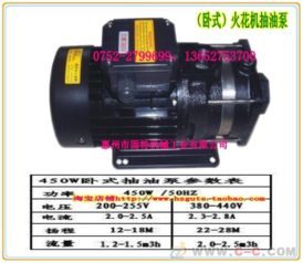 火花機抽油泵450W 高效節能的工業潤滑與輸送解決方案